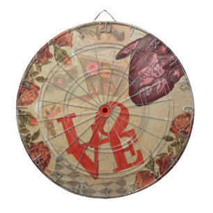 Liebe und Herz Dartscheibe