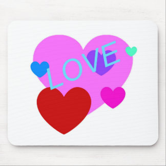 Liebe-und Herz-Entwurf auf T - Shirts, Geschenken Mousepad
