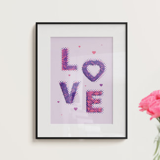 Liebe und Herz. Poster