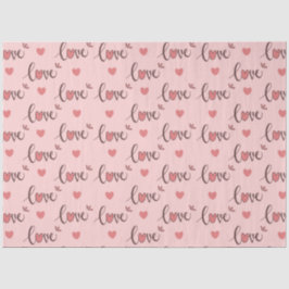 Liebe- und Herzzettel Seidenpapier