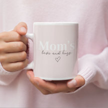 Liebe und Hugs der Mama | Elegant Pastel Pink