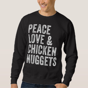 Liebe und Hühnernuggets Vintag Sweatshirt