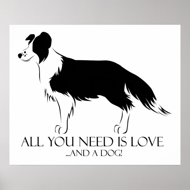 Liebe und Hund Poster (Vorne)