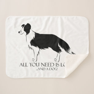 Liebe und Hund Sherpadecke