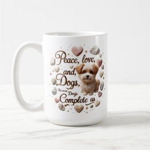 Liebe und Hunde Niedliche Tasse von Hundebeiträg