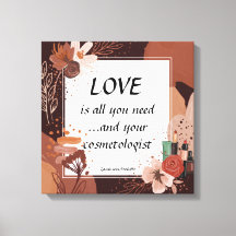 Liebe und Ihr Kosmetologe Boho Style