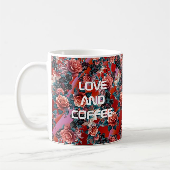 Liebe und Kaffee Kaffeetasse (Links)