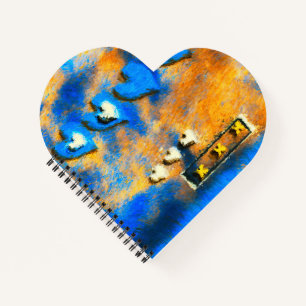 Liebe und Kisses Notizbuch