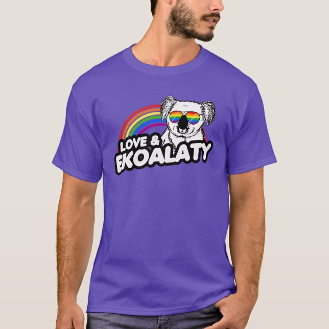 Liebe und Koalaty T-Shirt (Vorderseite)