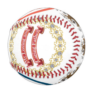 Liebe und Kümmre glücklicher Vatertag Baseball