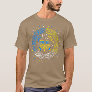 Liebe und leicht Hanukkah Juden Menorah jüdische C T-Shirt