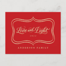 Liebe und leichter klassischer Goldrahmen