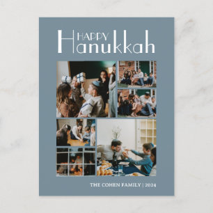 Liebe und Licht Collage aus Hanukkah-Foto Feiertagspostkarte