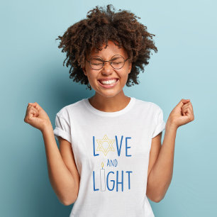 Liebe und Licht Hannukah T-Shirt