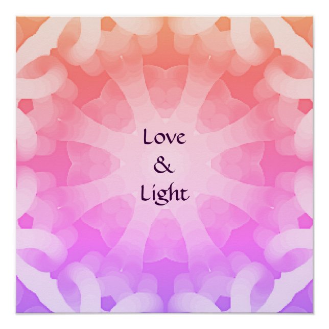 Liebe und Licht Poster (Vorderseite)