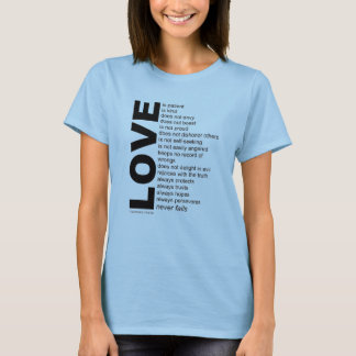 Liebe und Liebe Gedreht T-Shirt