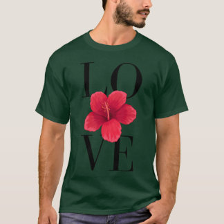 Liebe und liebliche Blumenliebhaber und Paare Gesc T-Shirt