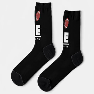 Liebe und Live American Football Sports Fan Socken