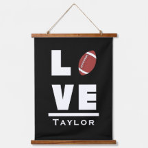 Liebe und Live American Football Sports Fan