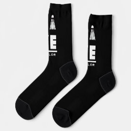 Liebe und Live Badminton Sports Fan Individuelle N Socken