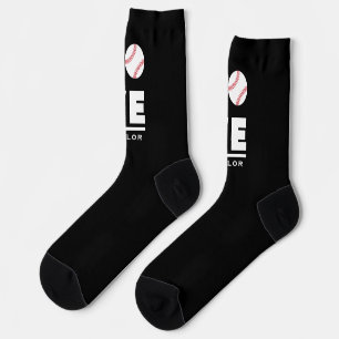 Liebe und Live Baseball Sportfächer Individuelle N Socken