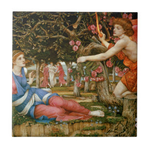 Liebe und Maiden Fliese