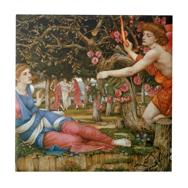 Liebe und Maiden Fliese (Vorderseite)