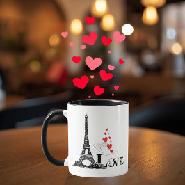 Liebe und Monument personalisierte Tasse