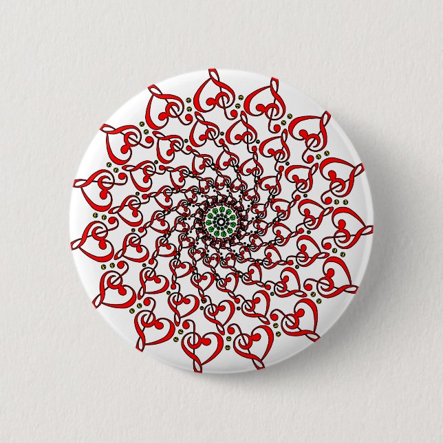 Liebe und Musik Button (Vorderseite)