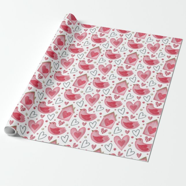 Liebe und Natur Geschenkpapier (Ungerollt)