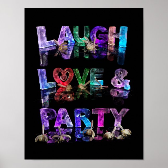 Liebe und Party Poster (Vorne)