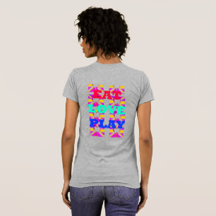 Liebe und PlayT-Shirt in schlanker Form T-Shirt