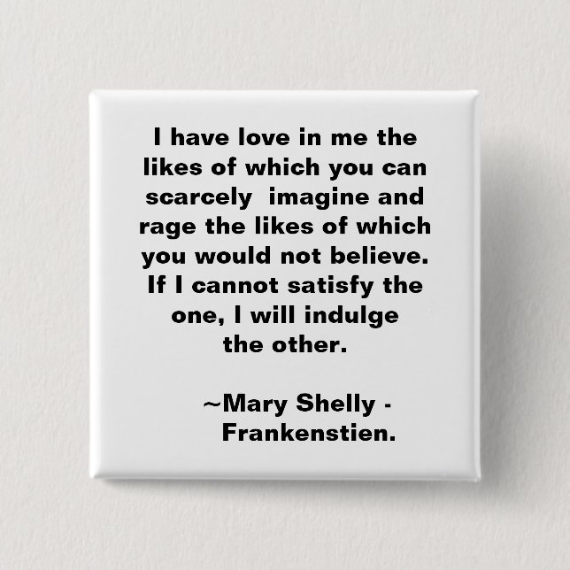 Liebe und Rage Button (Vorderseite)