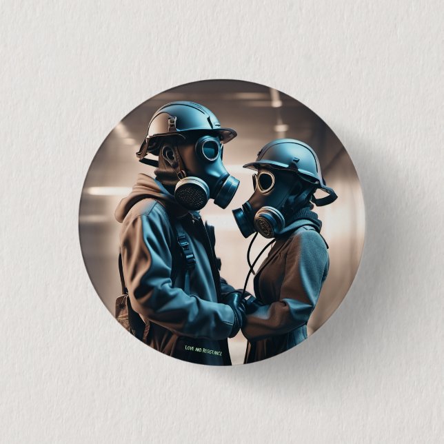 LIEBE UND RESISTENZ Button Button Abzeichen (Vorderseite)