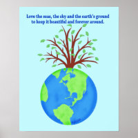 Liebe und Rett der Earth Forever Environment Art