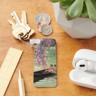 Liebe und Romantik im Vintage-Stil, romantische Ka Schlüsselanhänger