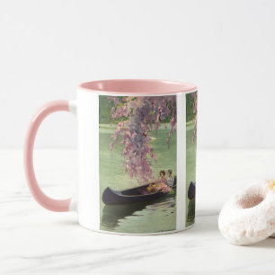 Liebe und Romantik im Vintage-Stil, Romantischer K Tasse