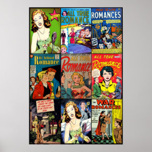 Liebe und Romantik in den 1950er Jahren Poster