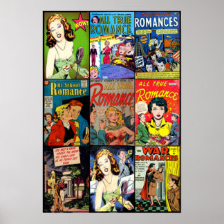 Liebe und Romantik in den 1950er Jahren Poster