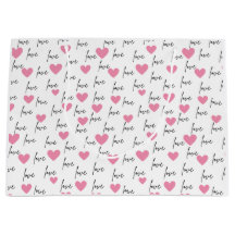 Liebe und rosa Herzen