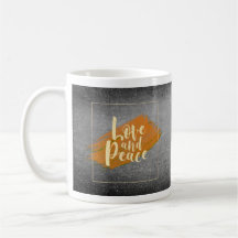 Liebe und Ruhe, Lovemug, Kaffee Tasse