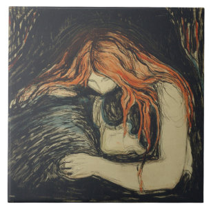 Liebe und Schmerzen (The Vampire) (von Edvard Munc Fliese