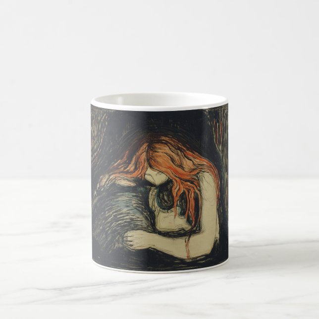 Liebe und Schmerzen (The Vampire) (von Edvard Munc Kaffeetasse (Mittel)