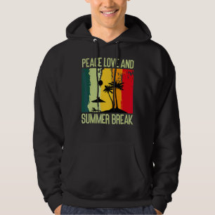 Liebe und Sommerpause Hoodie