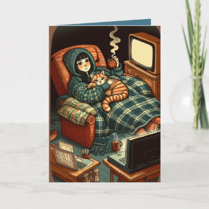 Liebe und Unterstützung für einen chronisch kranke Karte