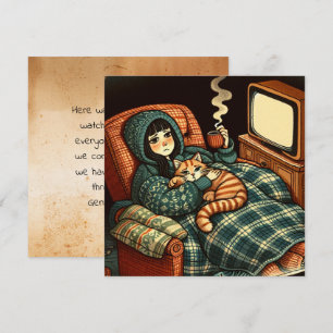 Liebe und Unterstützung für einen chronisch kranke Karte