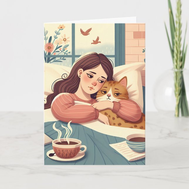 Liebe und Unterstützung für Personen mit chronisch Karte (Vorderseite)