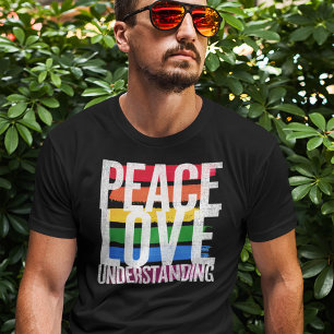 Liebe und Verständnis des Friedens T-Shirt