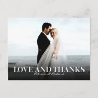 Liebe und vielen Dank für die einfache Hochzeit Fo