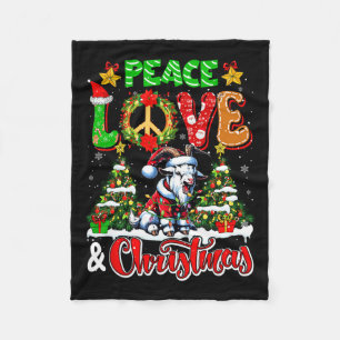 Liebe und Weihnachts-Erlebnis Fleecedecke